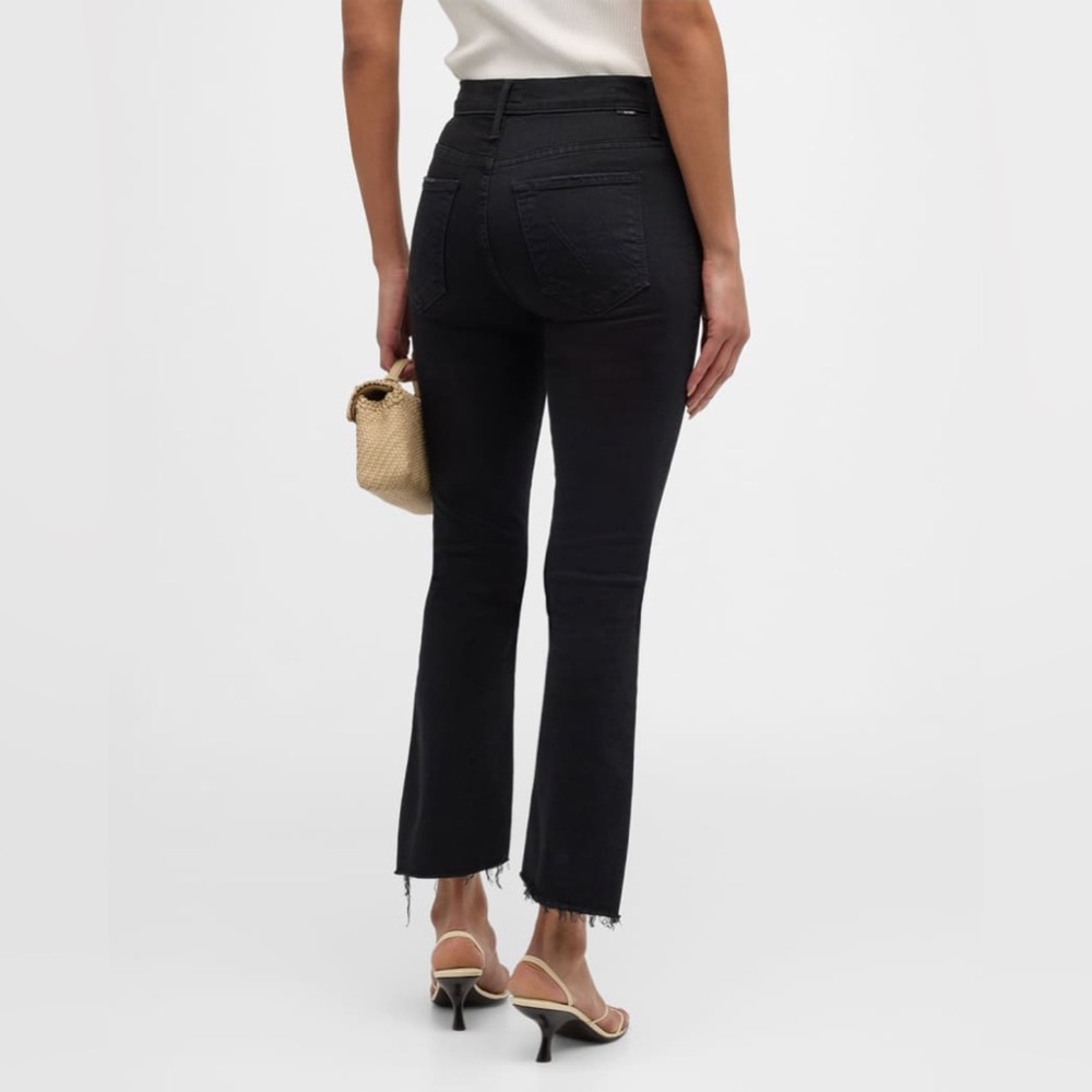 MOTHER The Insider Crop Step Fray Jeans - Picture 2 of 16